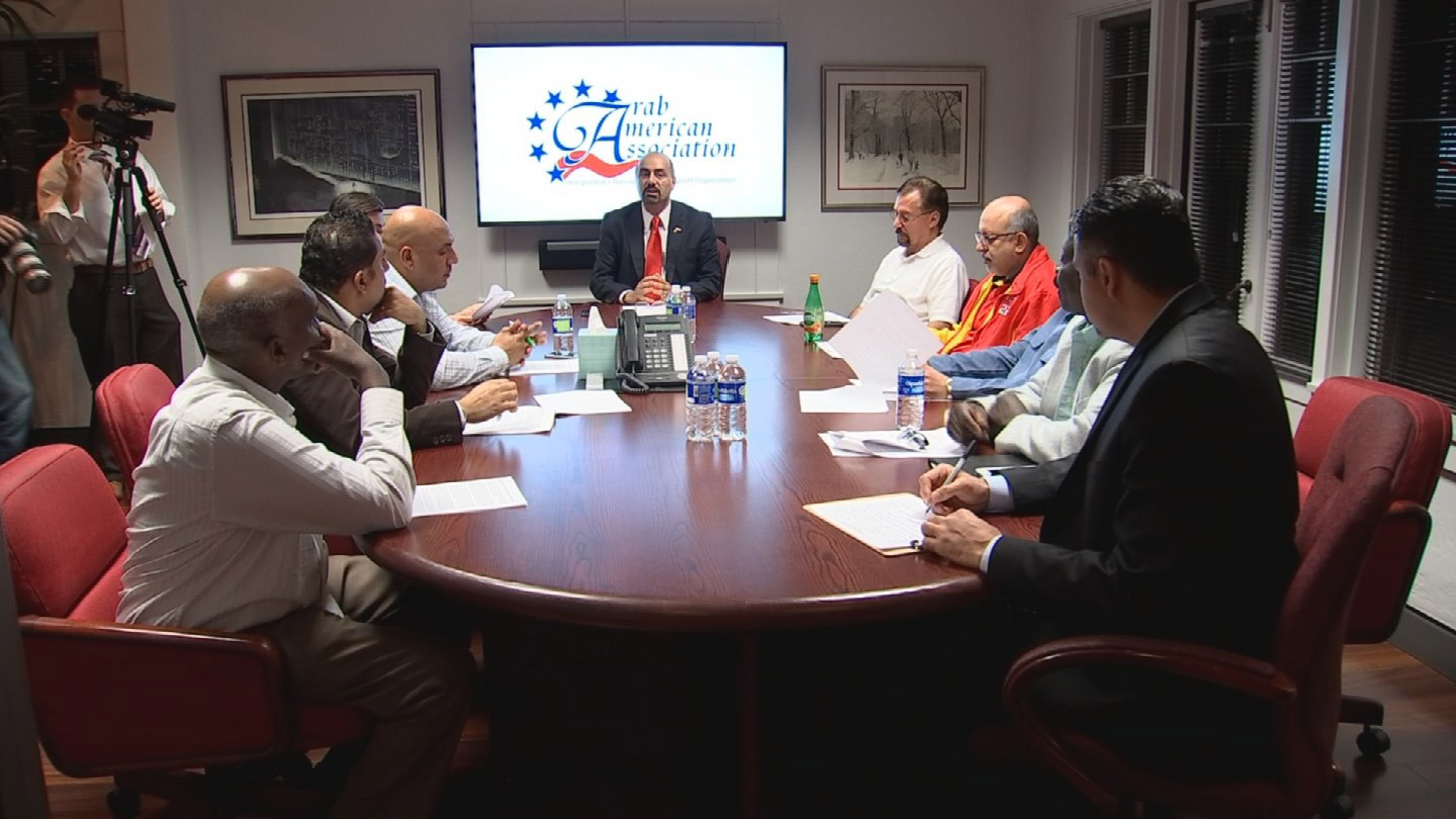 Arab American organization board meeting